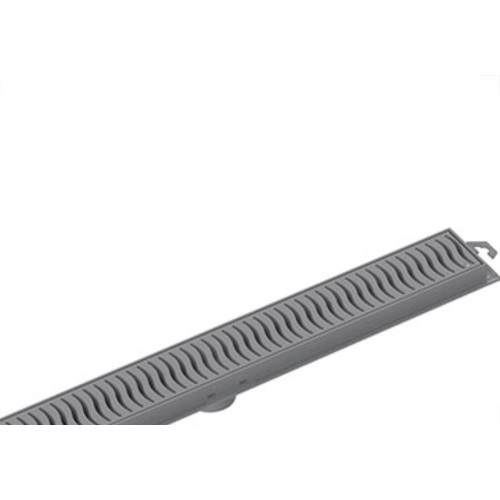 Ralo Linear Retang.50X5X40 Tigre Cinza