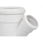 Juncao Esgoto Fortlev 100X 75 Branco - Kit C/10 Unidades