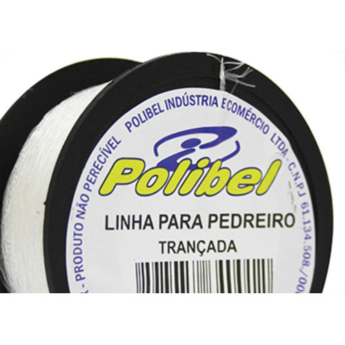 Linha Pedreiro Polibel Trançada C/ 50Mt - Kit C/12 Unidades