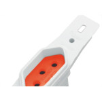 Conjunto Rad Pollar 1901377 1Tomada 20A Vermelho S/P