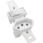 Kit C/2 - Conjunto Radial Pollar 1901137 1S 1Tomada 10A S/P
