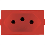 Modulo Peesa Alfa 1445V Tomada 20A Vermelho
