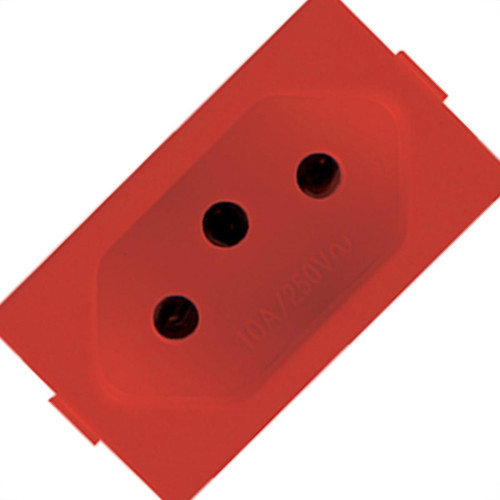 Modulo Peesa Alfa 1445V Tomada 20A Vermelho