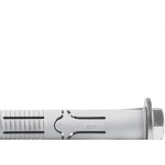 Chumbador. Fixador Nylon Ancora Cbn 1/4 X 3 C/Parafuso - Kit C/25 Unidades