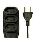 Extensao Ilumi Pl 0,75 10Mt 10A Preto 17932