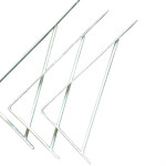 Cantoneira Mao Francesa Podium Th Forte Branco 50Cm - Kit C/12 Unidades