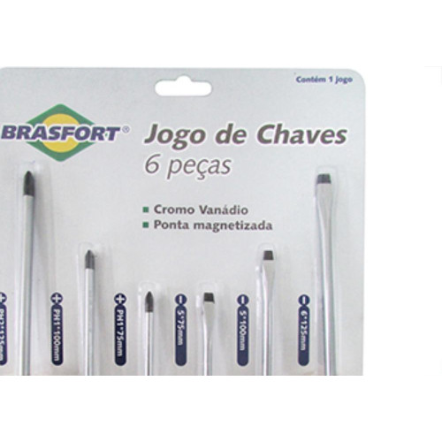 Jogo Chave Fenda_Phil Brasfort Crv 6P 7029