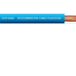Fio Cabo Auto Cobrecom 25.00 Azul Por Metro (1 Metro)