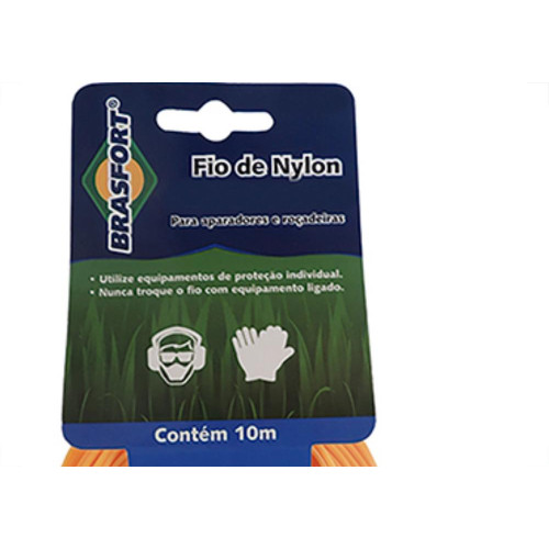 Fio Nylon 3,0Mm/10Mt Red Brasfort 7536