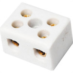Conector Brasfort Porcelana 06Mm Bif 8607 - Kit C/100 Unidades