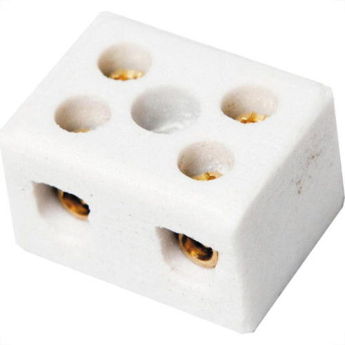 Conector Brasfort Porcelana 06Mm Bif 8607 - Kit C/100 Unidades