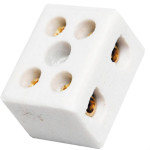 Conector Brasfort Porcelana 06Mm Bif 8607 - Kit C/100 Unidades