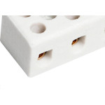 Conector Brasfort Porcelana 06Mm Trifasico 8608 - Kit C/100 Unidades