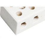 Conector Brasfort Porcelana 16Mm Trifasico 8767 - Kit C/12 Unidades