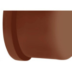 Caps Corr Plastik PVC Liso Liso 1/2 Marrom - Kit C/50 Unidades