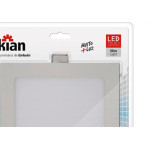Luminaria Led Embutir Quadrada 15W 6000K 20Cm Kian