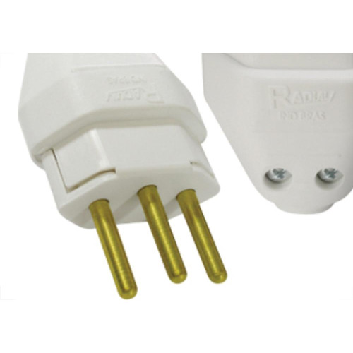 Pino Macho Radial 2P+T 20A Branco 1501141