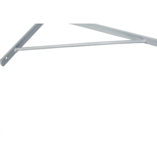 Cantoneira Mao Francesa Overtime Leve Branco 25Cm - Kit C/12 Unidades