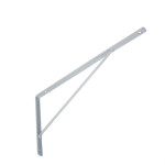 Cantoneira Mao Francesa Overtime Leve Branco 30Cm - Kit C/12 Unidades