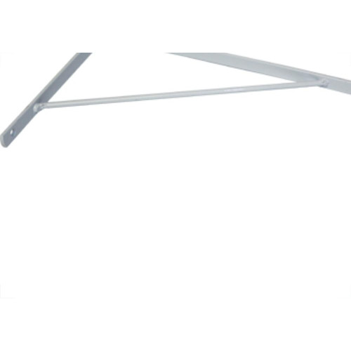 Cantoneira Mao Francesa Overtime Leve Branco 30Cm - Kit C/12 Unidades