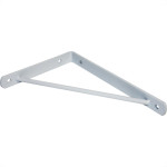 Cantoneira Mao Francesa Overtime Reforc Branco 20Cm - Kit C/12 Unidades