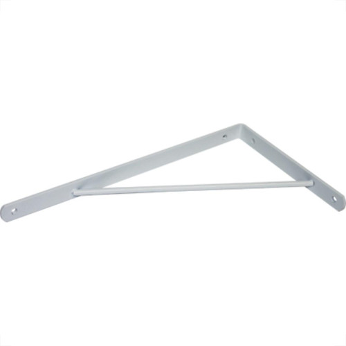 Cantoneira Mao Francesa Overtime Reforc Branco 30Cm - Kit C/12 Unidades