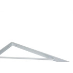 Cantoneira Mao Francesa Overtime Reforc Branco 30Cm - Kit C/12 Unidades