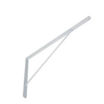 Cantoneira Mao Francesa Overtime Reforc Branco 40Cm - Kit C/12 Unidades