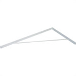 Cantoneira Mao Francesa Overtime Reforc Branco 50Cm - Kit C/12 Unidades