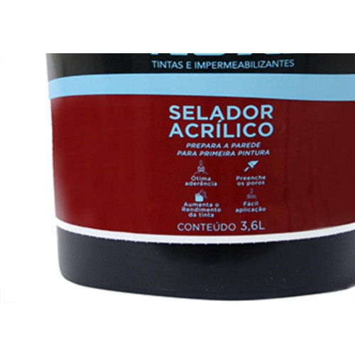 Seladora Nova Acrilica P/Parede Galao 3,6 Litros