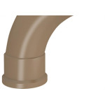 Curva Fortlev PVC Liso Liso D 1.1/4 X 90 Marrom