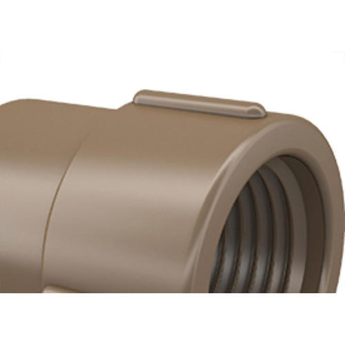 Luva Lr Fortlev 3/4 X 1/2 Marrom - Kit C/30 Unidades