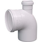 Cotovelo C/Visita Fortlev 100X50 Branco - Kit C/10 Unidades