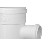 Tee Esgoto Fortlev 75 X 50 Branco - Kit C/10 Unidades