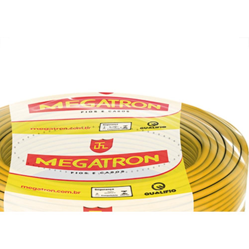 Fio Cabo Auto Megatron 1.50 Amarelo