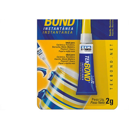 Cola Tekbond Instantanea 2G - Kit C/24 Unidades