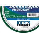 Fita Ades Demarcacao Tekbond Verde 48Mmx15M
