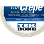 Fita Crepe Tekbond 18Mm X 50Mt - Kit C/5 Unidades