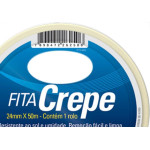 Fita Crepe Tekbond 24Mm X 50Mt - Kit C/5 Unidades