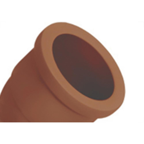 Cotovelo Corr Plastik PVC Liso Liso R 4X45 Marrom
