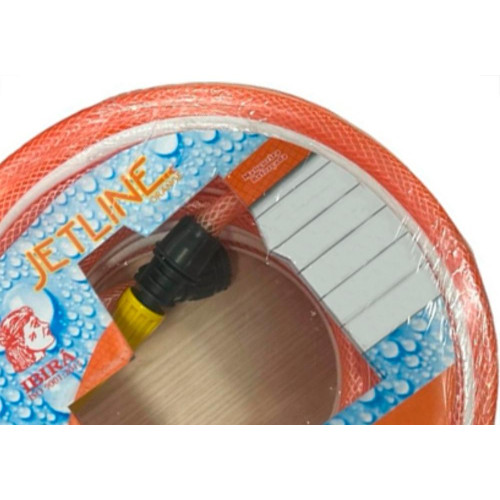 Mangueira Malha trançada Laranja Ibira Conjunto 30Mt