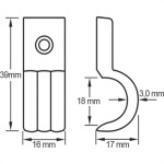Fixa Cabo Unha 14X18 Gd C/100 Sfor