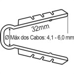 Fixa Grampo Abracadeira N.6 C/100 Sfor