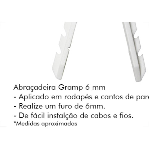 Fixa Grampo Abracadeira N.6 C/100 Sfor