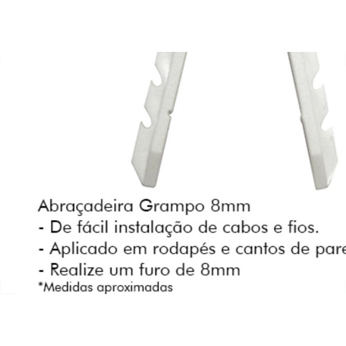 Fixa Grampo Abracadeira N.8 C/100 Sfor