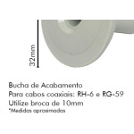Bucha De Passagem P/Cabos C/50 Sfor