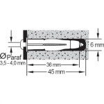 Bucha Fix.Sfor Mu 06 C/100 C/Par Tij.Fur