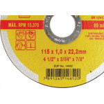 Disco Sped/Inox Starret 4.1/2X7/8X1,0 - Kit C/12 Unidades