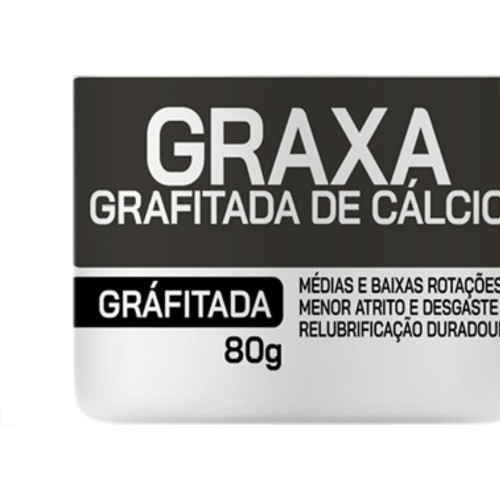 Graxa De Calcio Grafitada 80Gr Garin