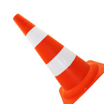 Cone Laranja/Branco 70Cm Gd Delta